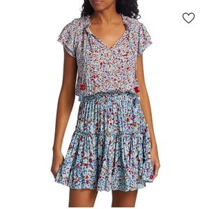 Poupette St. Barth Nava Floral Mini Dress